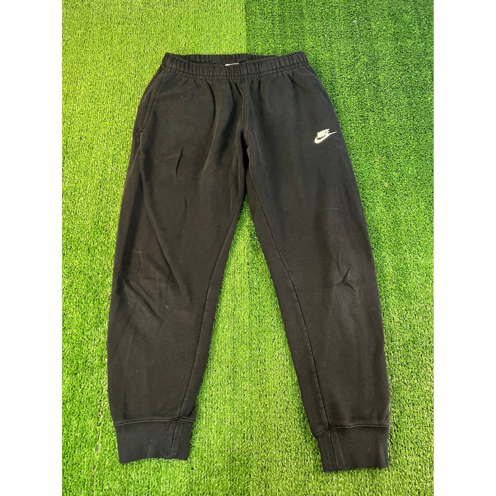 Nike Sportswear Club Fleece Joggers Mens Small Black‎ Sweatpants BV2671-010